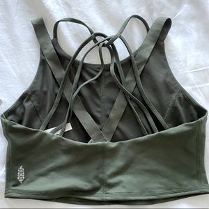 Free People movement strappy bra tank
